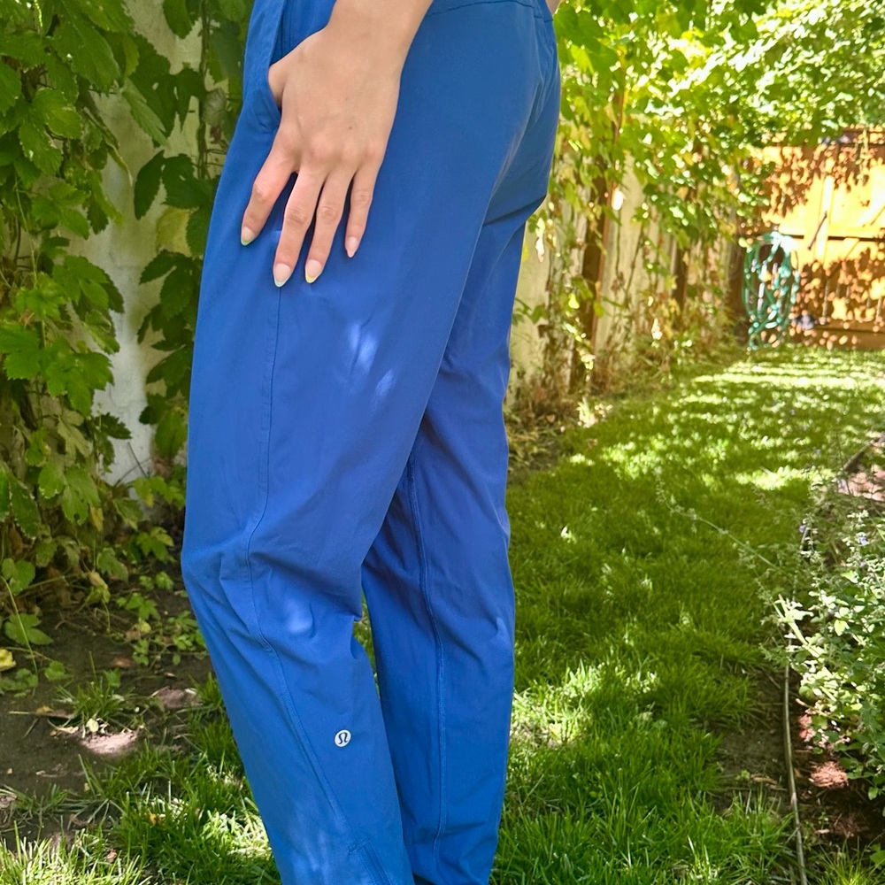 Lululemon Blue Track Pants with Relaxed Fit